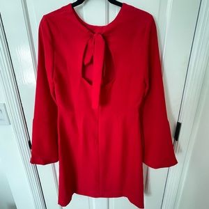 Classy Red Midi Dress from Banana Republic.